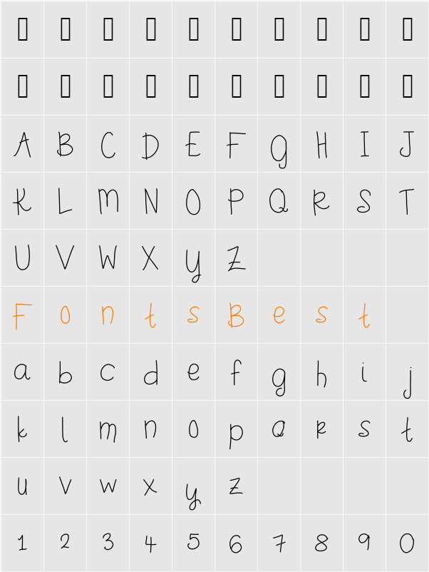 stinkerpotomus Character Map