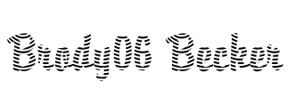 Brody06 Becker Font Image