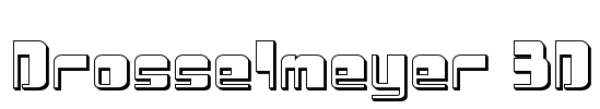 Drosselmeyer 3D Font Image