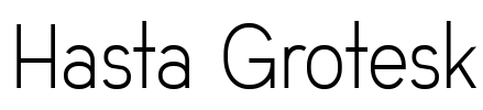 Hasta Grotesk Font Image