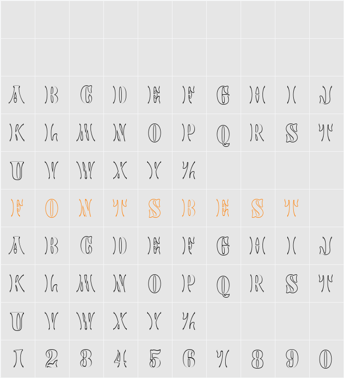 a_CalyxOtl Character Map