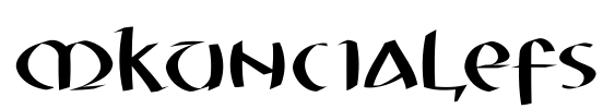 MKUnCialeFS Font Image