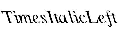 TimesItalicLeft