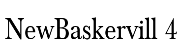NewBaskervill 4 Font Image