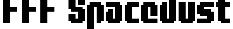 FFF Spacedust Font Image