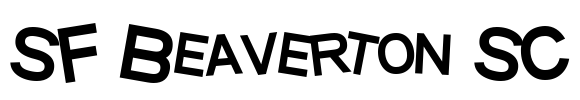 SF Beaverton SC Font Image
