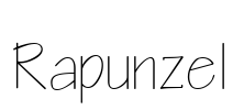 Rapunzel Font Image