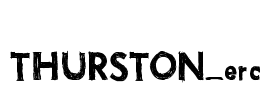 THURSTON_erc Font Image