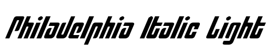 Philadelphia Italic Light