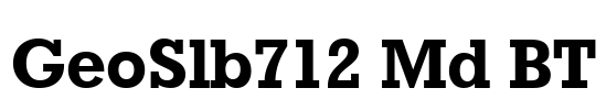 GeoSlb712 Md BT