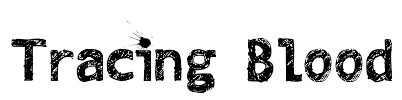 Tracing Blood Font Image