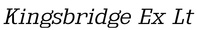 Kingsbridge Ex Lt