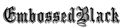 EmbossedBlack