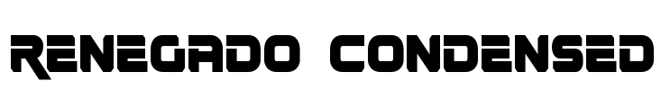Renegado Condensed Font Image
