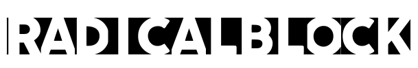 radicalblock Font Image