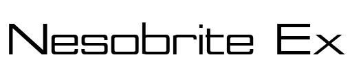 Nesobrite Ex Font Image