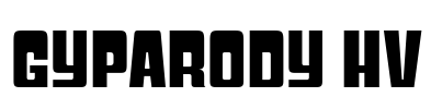 Gyparody Hv Font Image