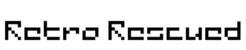 Retro Rescued Font Image