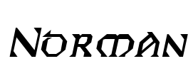 Norman Font Image