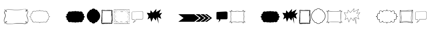 KG Flavor And Frames Two Font Image