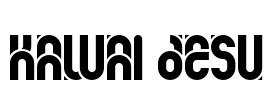 kawai desu Font Image