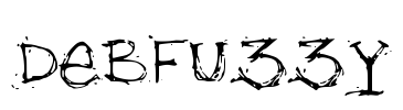 debfuzzy Font Image