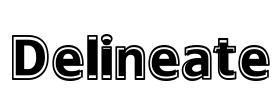 Delineate Font Image