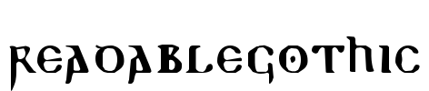 ReadableGothic
