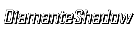 DiamanteShadow Font Image