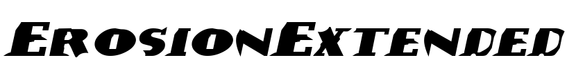 ErosionExtended Font Image