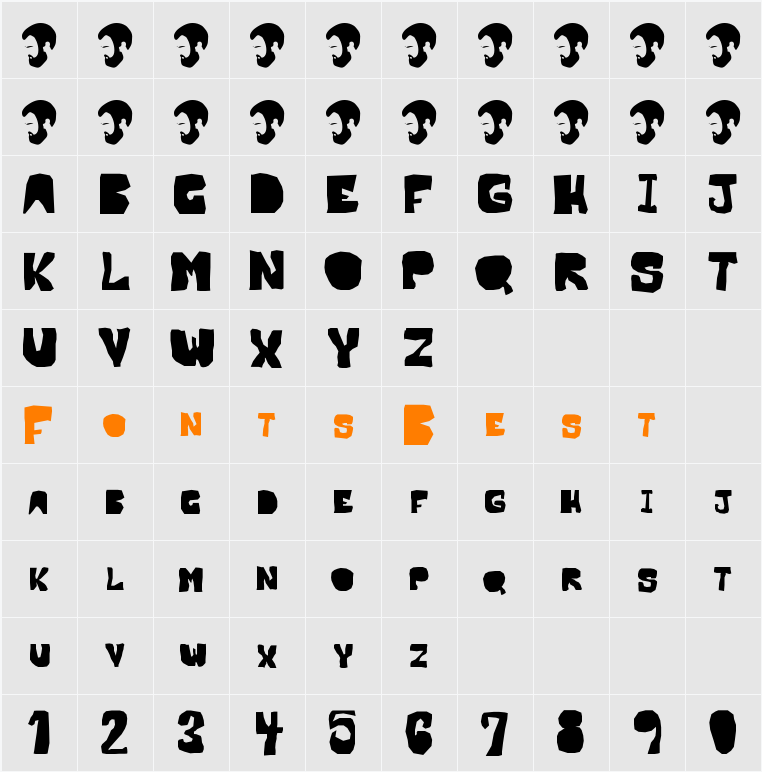 OPN Malatashito Character Map