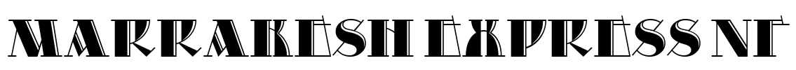 Marrakesh Express NF Font Image