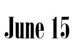 June 15