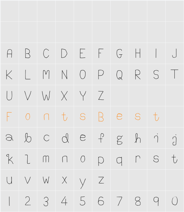 NotBrokenJustBent Character Map