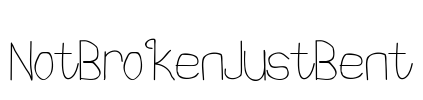 NotBrokenJustBent