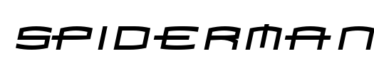 Spiderman Font Image