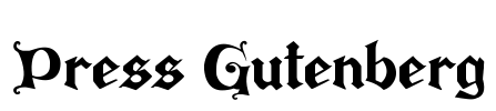 Press Gutenberg