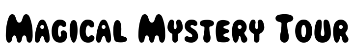 Magical Mystery Tour Font Image