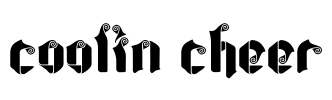 coolin cheer Font Image