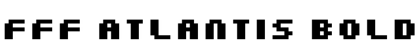 FFF Atlantis Bold Font Image