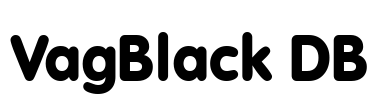 VagBlack DB Font Image