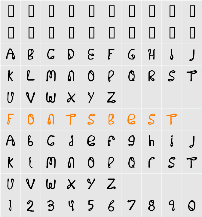 32768 NO Character Map