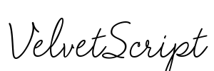 VelvetScript Font Image