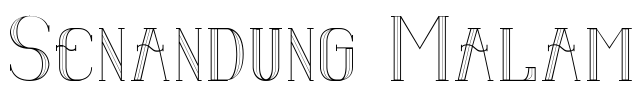 Senandung Malam Font Image