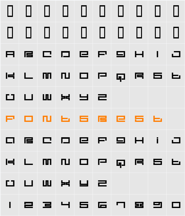 Digit Character Map