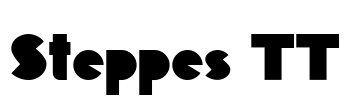 Steppes TT Font Image
