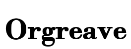 Orgreave Font Image