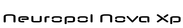 Neuropol Nova Xp Font Image