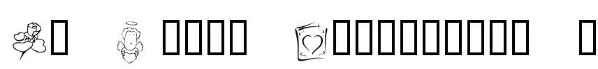 KR Cuori Divertenti 8 Font Image