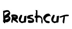 Brushcut Font Image